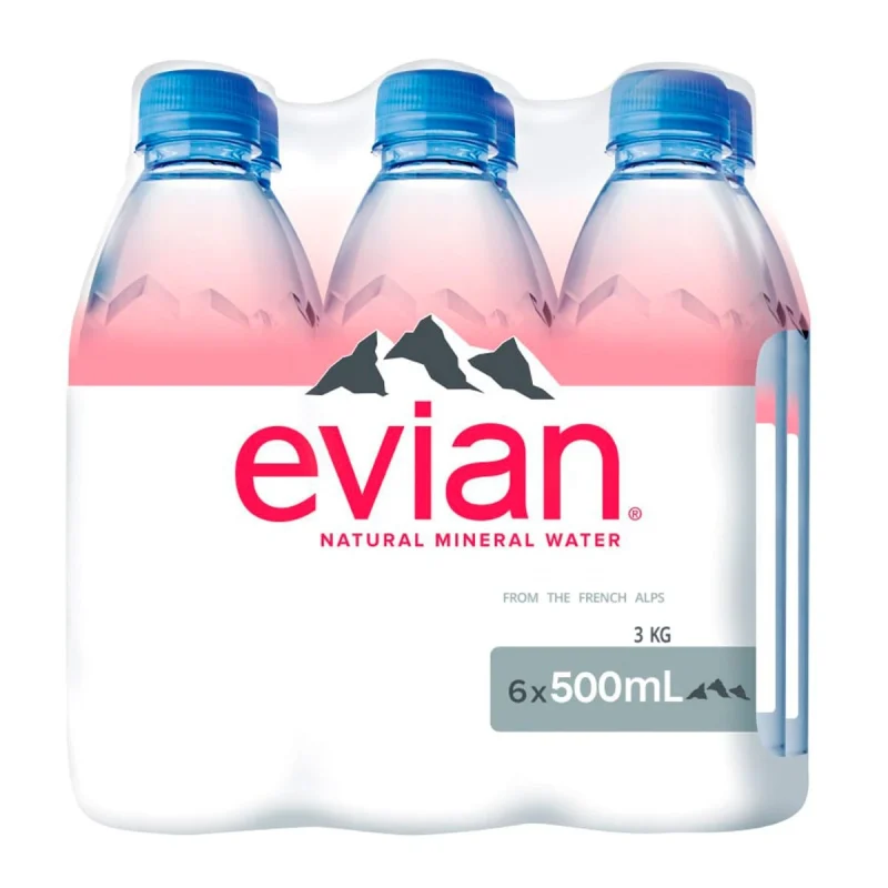 เอเวียง น้ำแร่ธรรมชาติ 500 มล. แพ็ค 6